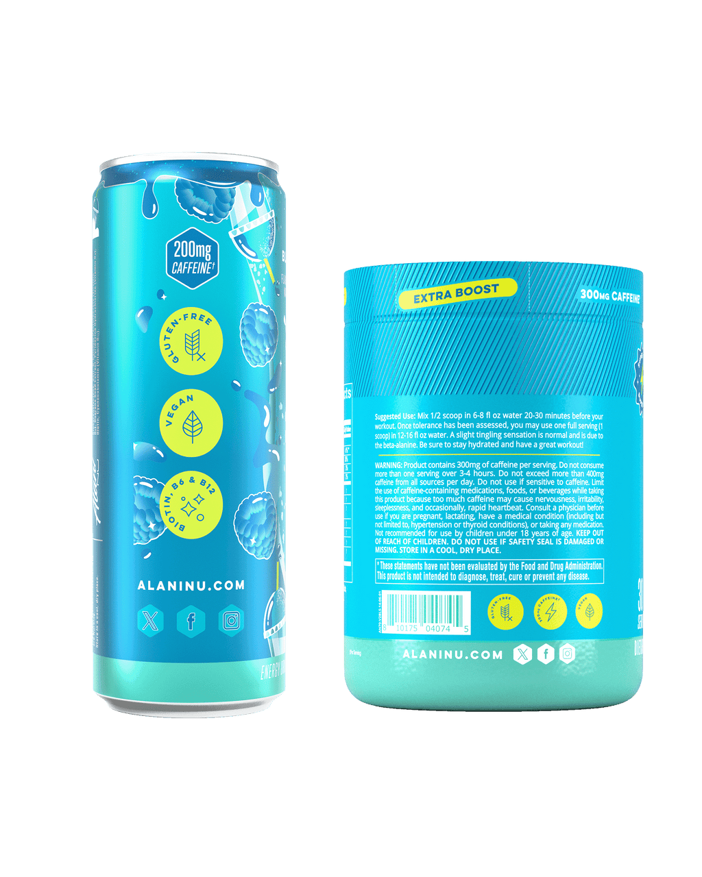 Energy Drink & Pre-Workout+ - Blue Slush